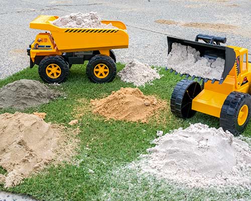 landscaping supplies white sand for playgrounds